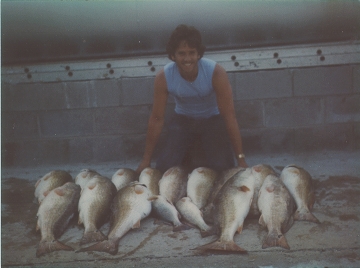 Old Picture of Monster Bull Redfish and I